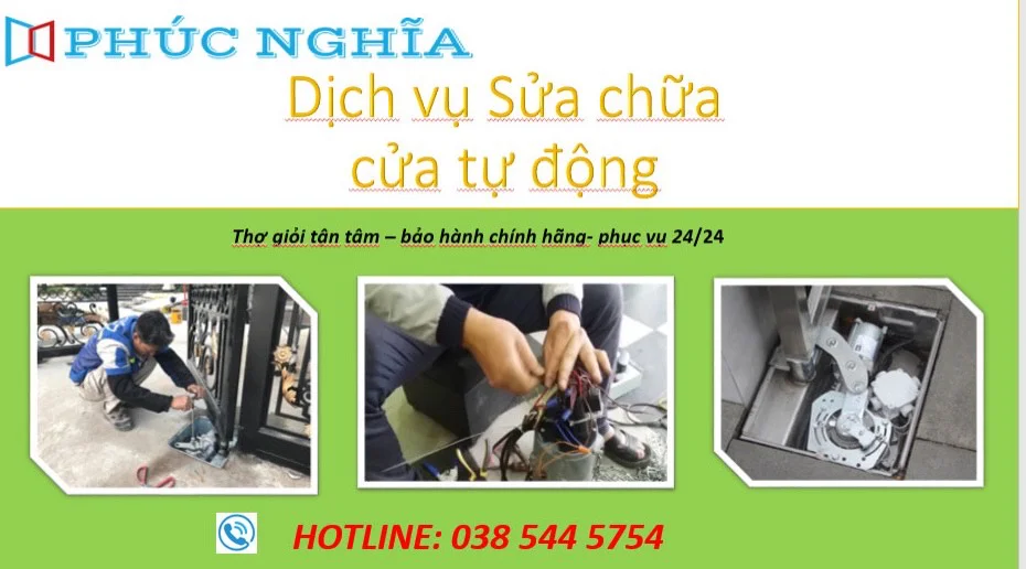 dịch vụ sửa cửa tự động biên hòa